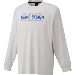 zett(ゼット) BEAMS DESIGN 長袖Tシャツ 野球ソフトTシャツ (bot77205-1100)26SS、ホワイト