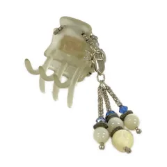 ComplexBIZ(コンプレックスビズ) アクセサリー美品  - 白×ライトブルー×マルチ ヘアクリップ/ビーズのサムネイル