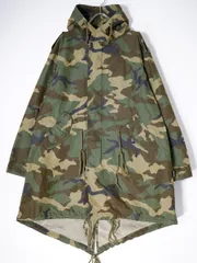 APPLEBUMアップルバム Woodland Camo Army Coat ウッドランドカモ迷彩モッズコート【M】【MCTA72153】のサムネイル