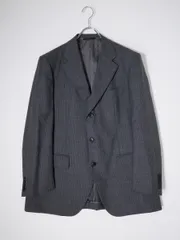 BURBERRY LONDONバーバリー ロンドン 日本製 上質羊毛ウール ストライプ織 3Bテーラードジャケット【AB5(96-86-170)】【MJKA79664】のサムネイル