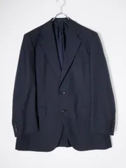 BURBERRY LONDONバーバリー ロンドン 日本製 上質英国生地 羊毛ウール ピンストライプ 2Bテーラードジャケット【AB5(96-86-170)】【MJKA79663】のサムネイル