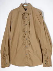 PS PAUL SMITHポールスミス ポルカドット水玉柄 フリルデザインドレスシャツ【L】【MSHA71721】のサムネイル