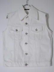 Maison Margiela1メゾンマルジェラ 1 2021SS ホワイトデニムベストS51AM0426【36】【LJKA77098】のサムネイル