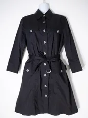 BURBERRY LONDONバーバリー ロンドン ベルト付きコットンサファリワンピース【40】【LOPA76175】のサムネイル
