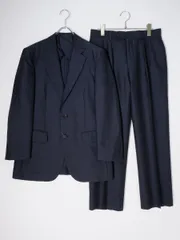 BURBERRY LONDONバーバリー ロンドン 日本製 上質羊毛ウールモヘヤシルク サマースーツセットアップ 2Bジャケットパンツ【90-78-165 A4】【MSTA78049】のサムネイル