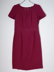 BURBERRY LONDONバーバリー ロンドン サマーウール パプスリーブギャザードレス ワンピース【38】【LOPA79511】のサムネイル