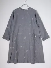 mina perhonenミナペルホネン chouchou刺繍 コットンフランネルワンピース チュニック 140サイズ【140】【LOPA79512】のサムネイル
