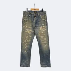 nitraid クラッシュ ジーンズ ヴィンテージ加工 デニムパンツ ナイトレイド デニムパンツ