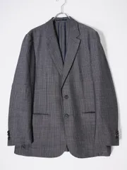 PAUL SMITH LONDON/ポールスミス ロンドン SOHO ウールモヘヤ かすれチェック2Bスプリングテーラードジャケット【L】【MJKA74471】のサムネイル