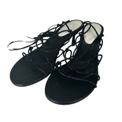 LANVIN / (38) / ブラック / レースアップサンダルのサムネイル