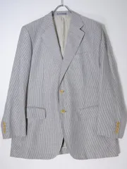BURBERRY LONDON/バーバリー ロンドン 高級イタリア製生地シルクリネンウール混スプリングテーラードジャケット【98-88-175 AB6】【MJKA74382】のサムネイル