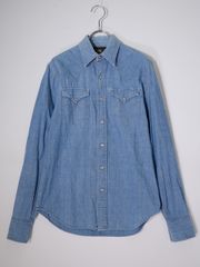 新品】ダブルアールエル綿麻シャンブレーショートパンツインディゴUS