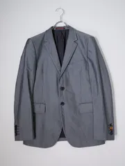 PS Paul Smithピーエス ポールスミス 日本製 裏地コイン柄パイピングデザイン ドレステーラードジャケット【L】【MJKA81325】