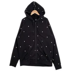 【希少XLサイズ、ジップパーカー】オールドステューシー古着スカル黒ストリート 2026年最新】stussy スカル パーカーの人気アイテム - メルカリ