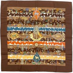 未使用に近い HERMES カレ90 ザルツブルクにて スカーフ ストール 初版