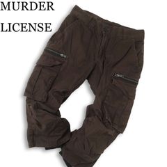 MURDER LICENSE カーゴパンツ ブラック 42 - メルカリ
