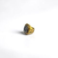 TMT × HARIM ゴールド シグネットリング 指輪 17号 真鍮 GP 10周年記念 