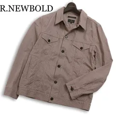 R.NEWBOLD ポールスミス 通年★ 千鳥チェック トラッカー ジャケット 大きいサイズ Sz.XL メンズのサムネイル