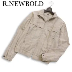 R.NEWBOLD ポールスミス 通年★ グレンチェック柄 ブルゾン ジャケット Sz.L メンズのサムネイル