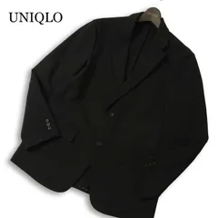24SS★ UNIQLO ユニクロ 春夏 感動ジャケット★ テーラード ジャケット Sz.M メンズ 黒