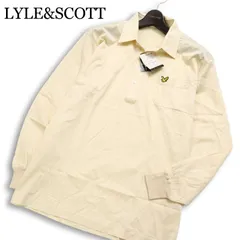 【新品 未使用】 LYLE&SCOTT ライル＆スコット 通年★ 長袖 ロゴ刺繍 ポロシャツ Sz.LL メンズ 大きいサイズのサムネイル