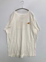 NAUTICA ノーティカ Tシャツ/カットソー XL ホワイト 前面プリント バックプリント ブランドロゴ ミドル丈 半袖 クルーネック(丸首)
