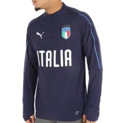希少モデル】 EURO2016 イタリア代表 PUMA ハーフジップ トップ - メルカリ