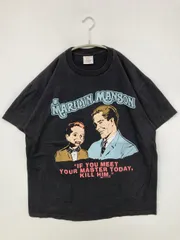 Tシャツ/カットソー X-LARGE ブラック 前面プリント バックプリント ミドル丈 半袖 クルーネック(丸首)