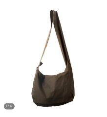 美品）エンダースキーマ/アズマバッグ/ダークオリーブ/コットン/麻