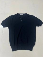 JOHN SMEDLEY ジョンスメドレー ヘンリーネック ニット 半袖シャツ