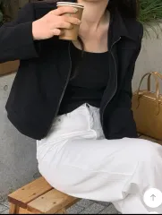 꼰미고 miel スウェード アウター