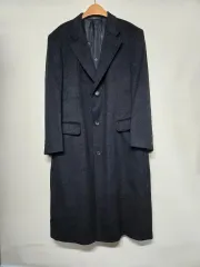 ダックス DAKS イギリス カシミヤ ウール 100% メンズ ロングコート 100のサムネイル