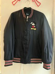 希少 ディズニー ミッキー スカジャン アウトバーン社製 リバーシブル 