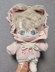 Labubu風 Rabubu 改造ぬいぐるみ 17.5 ピンクうさぎ カスタム Labubu風 Rabubu 改造ぬいぐるみ 17.5 ピンクうさぎ カスタム - メルカリ