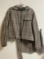チェック ジャケット スカート セット