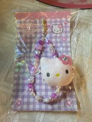 平成レトロ　ハローキティkitty ネックストラップ　希少　ビーズ 平成レトロ ハローキティkitty ネックストラップ 希少 ビーズ - メルカリ