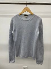 美品 Loro Piana シルクコットン ニット アイボリー イタリア製 40 