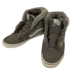 バンズ VANS × sacai スニーカー ハイカット ボア スウェード 26㎝ グレー 白 ホワイト