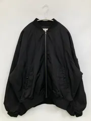 MOUSSY マウジー ブルゾン F ブラック バックプリント 刺繍 ミドル丈 フードなし ジップアップ