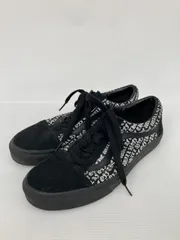 VANS バンズ スニーカー 28.5 ブラック スエード キャンバス ブランドロゴ その他総柄 紐 ローカット