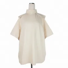 ザ リラクス THE RERACS 23SS BACKZIP P/P SHORT SLEEVE PULLOVER バックジップ P/P ショートスリーブ プルオーバー シャツ ブラウス 38 ベージュ 23SS-RECS-394Lのサムネイル