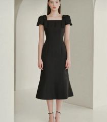 CFCL】POTTERY グリッターショートスリーブポロドレス ブラック - メルカリ