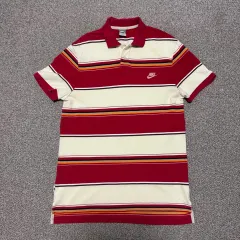 XL NIKE ボーダー柄 半袖 カラーTシャツ