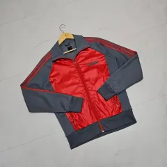 00s adidas アディダス スノウ ブレーカー レッド グレー ジャージ 95