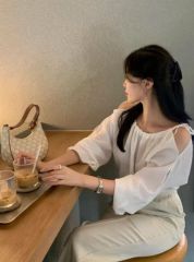 darich 新品未使用 シフォンオフショル グリーン - メルカリ