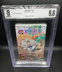 BGS 9.8 ワンピース ONE PIECE 104巻 Vol.104 Dust jacket 9.0 初版 1st Printing Beckett Graded マンガ Manga 鑑定済 漫画 JUMP 週刊少年ジャンプ 尾田栄一郎 帯付き Obi