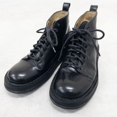 LIMI feu リミフゥ 本革 レザー ウイングチップ コンビシューズ 白黒 