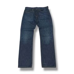 美品】ヤコブコーエン デニムパンツ J622 ハラコ レザーパッチ 濃紺 33