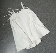 希少！未使用級✨Chloe ドッキングニットキャミソール リボン ホワイト