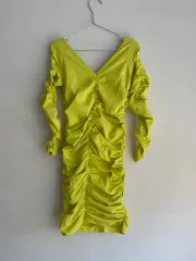 ヘルムート・ラング - Ruched midi dress ヘルムート・ラングのサムネイル